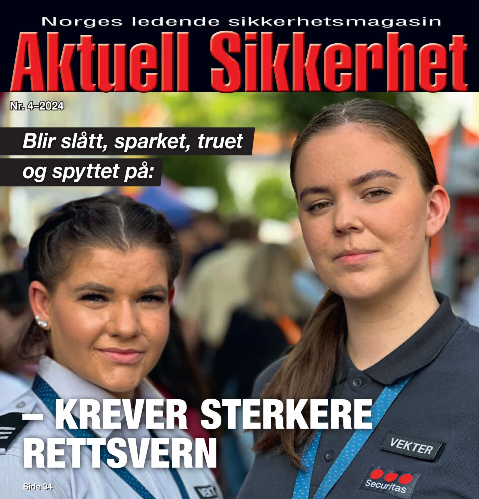 Manglende respekt for vaktbransjen fra myndigheter, politikere og byråkrater er tema i den siste utgaven av Aktuell Sikkerhet. Aktuell Sikkerhet 4/2024 forside