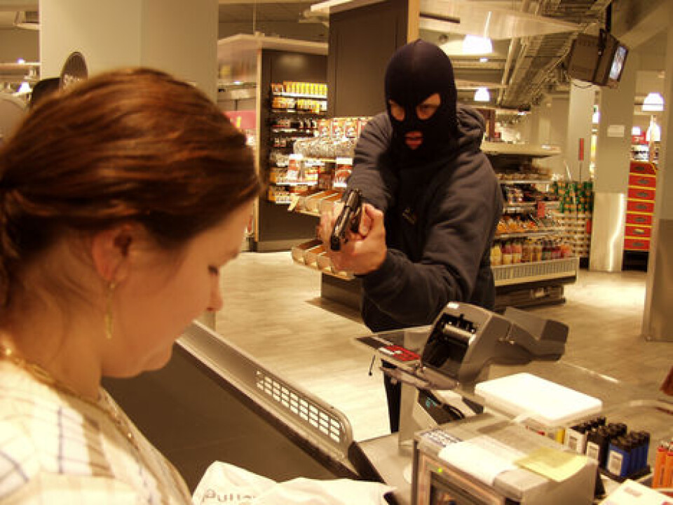 Nedgang i butikkran i Sverige