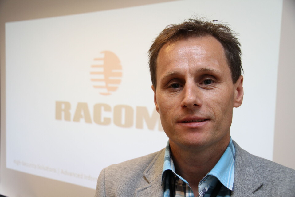 Administrerende direktør Arne Grave i Racom (arkivfoto: Even Rise).