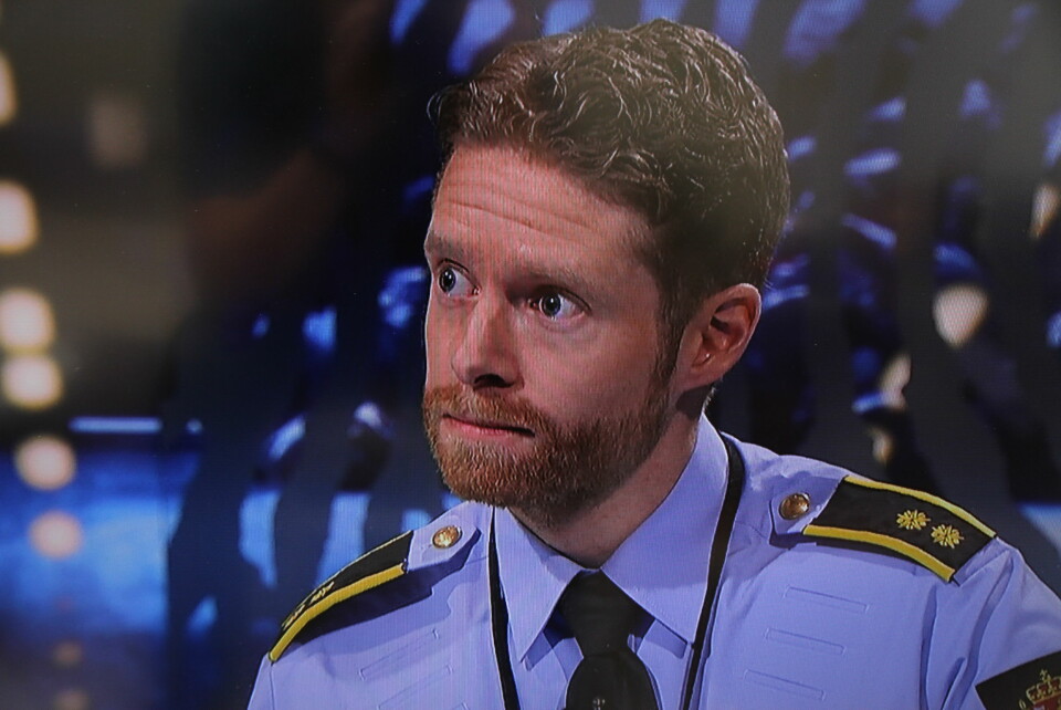 Politioverbetjent Morten Drægni leder tipsmottaket i Åsted Norge. Han understreker at overvåkningsbilder generelt er et kjempeviktig etterforskningsverktøy (foto: Even Rise / Faksimile TV2).