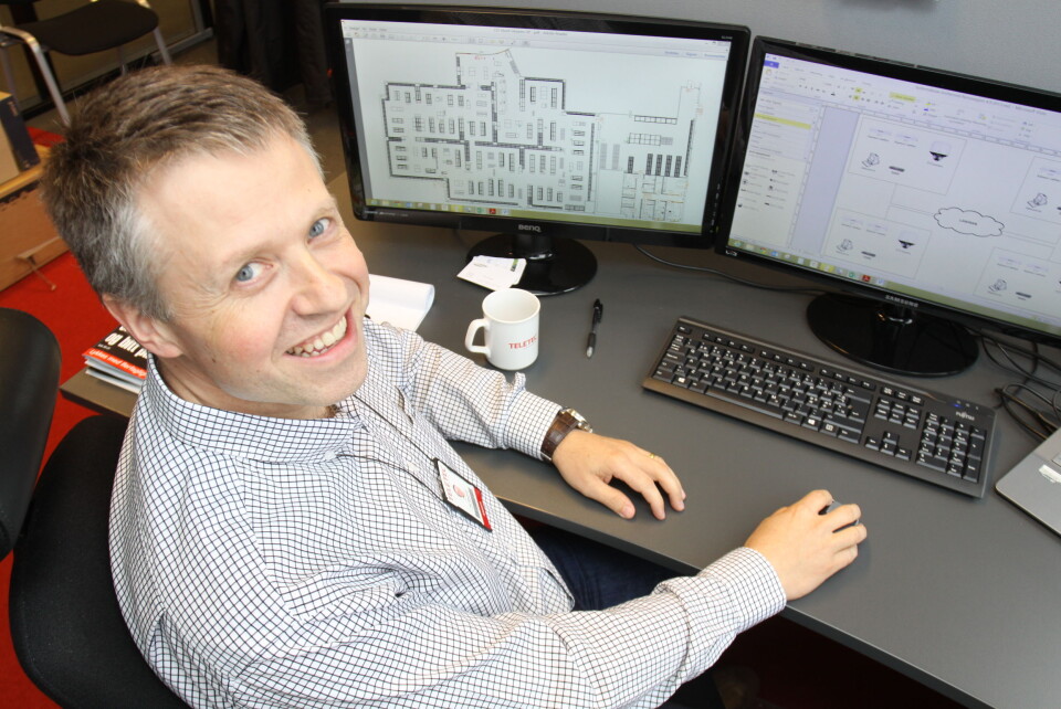 Per Wichstad er tilbake i lederstolen i Bosch Security Systems. Dette bildet ble tatt da han jobbet i Teletec Connect (foto: Even Rise)