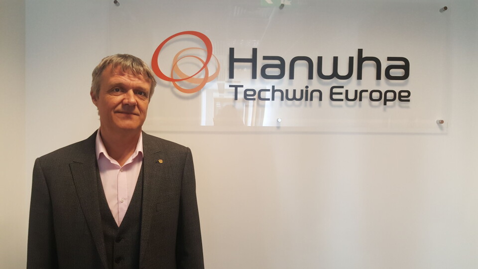 Chris Lawson er country manager i Norden og Benelux-landene for Hanwha Techwin Europe (foto: Privat).
