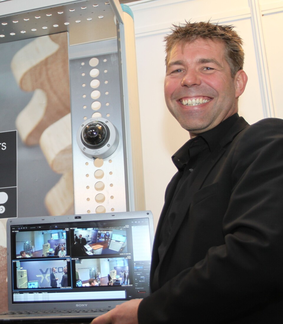 Björn Adméus i Bosch, som jobbet mange år i Sony, skal nå selge produkter fra begge aktørene. Dette bildet ble tatt i Sony-tiden hans. (arkivfoto: Even Rise).