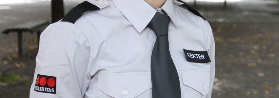 Regiondirektør i Securitas AS, Gert Erik Engelien og Odd Bjørn Bekkeheien, daglig leder i Stavangerregionen Havnedrift AS (foto: Securitas).