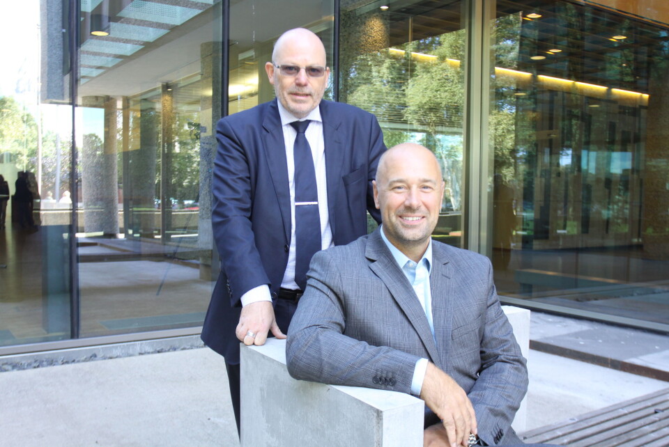 Seniorrådgiver Arne Røed Simonsen og direktør Jack Fischer Eriksen i NSR oppfordrer alle datakrimofre til å bruke det nye skjemaet (arkivfoto: Even Rise).