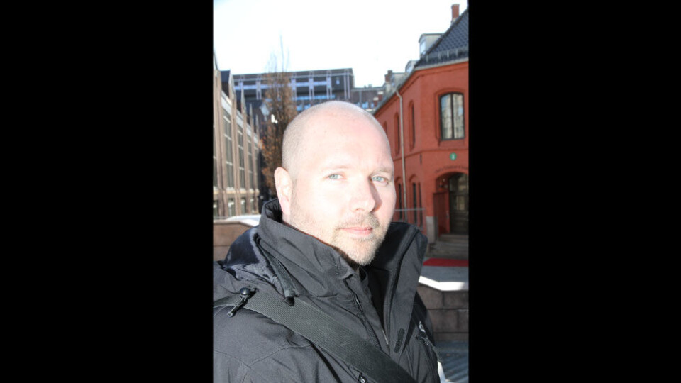 - Det er klart slike alvorlige hendelser er traumatiserende. Det sier seg selv når noen svinger en kniv foran strupen din, sier Kenneth Bøhlerengen som er hovedverneombud i Nokas (foto: Even Rise)..