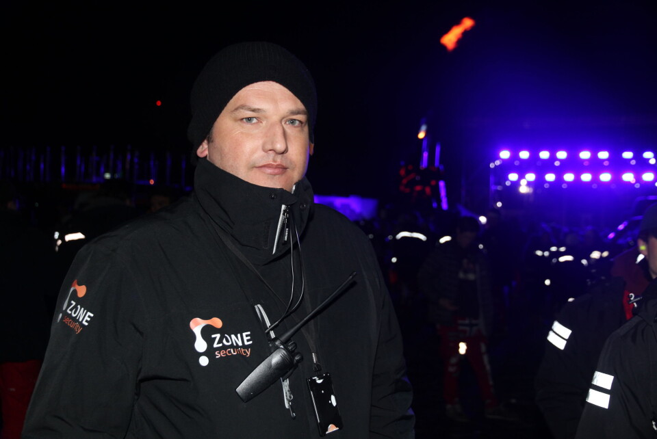 Christian Rist i Zone Security gleder seg over overtakelsen av Youngstorvet Vertskap (foto: Even Rise).