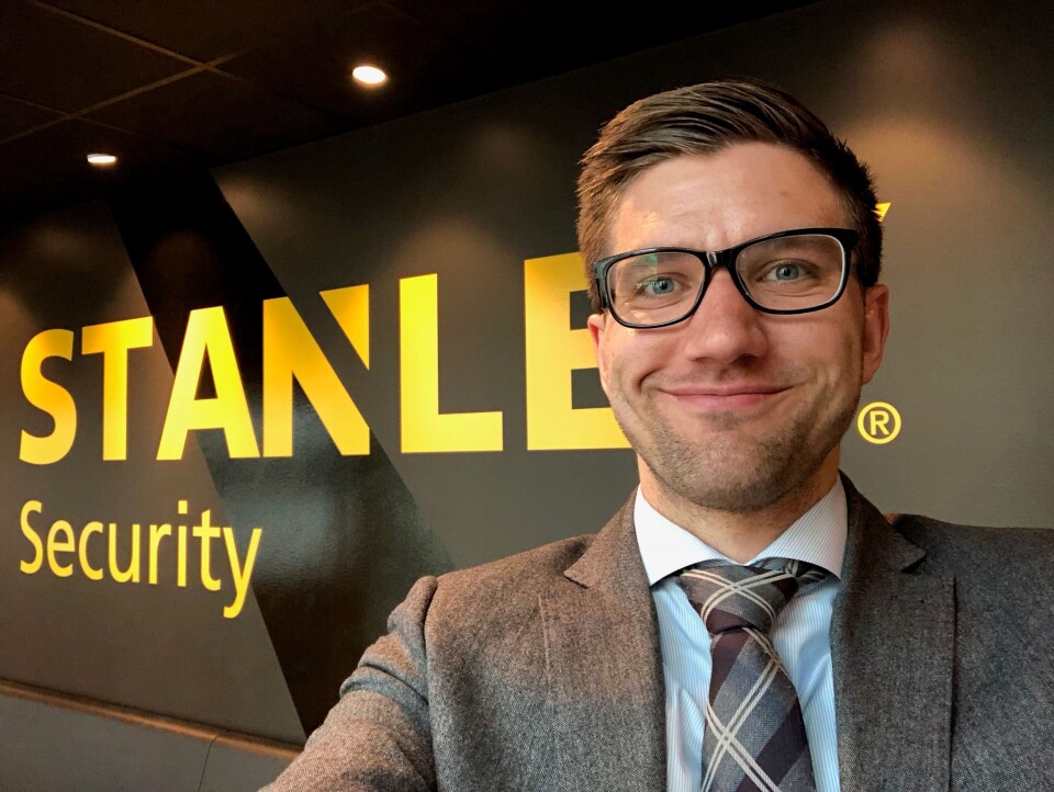 Niclas Skogstad er ny direktør for forretningsutvikling i Stanley Security (foto: Privat).