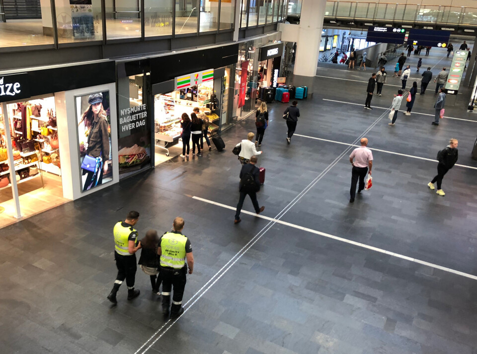 Securitas har gått rettens vei for å få avlyst anbudskonkurransen om vaktholdet på Oslo S (illustrasjonsfoto: Even Rise).