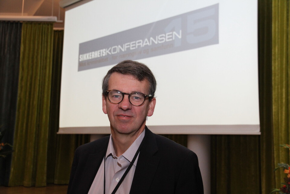 Grunnleggeren av Ospa, er Martin Gill. Her fra den første prisutdelingen i 2015 (foto: Even Rise).