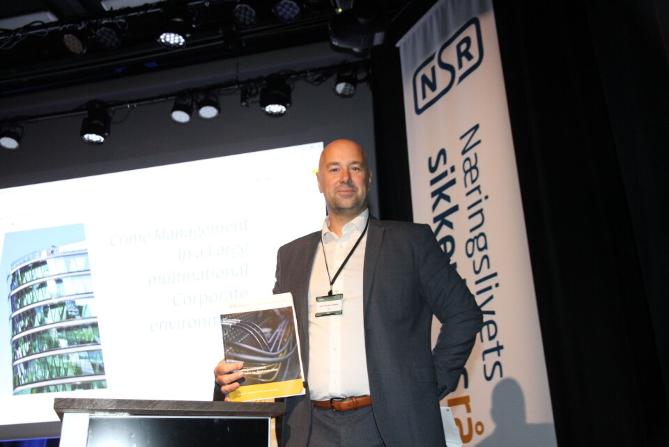 Direktør Jack Fischer Eriksen i NSR presenterte i dag tidlig Mørketallsundersøkelsen 2018 (foto: Even Rise).