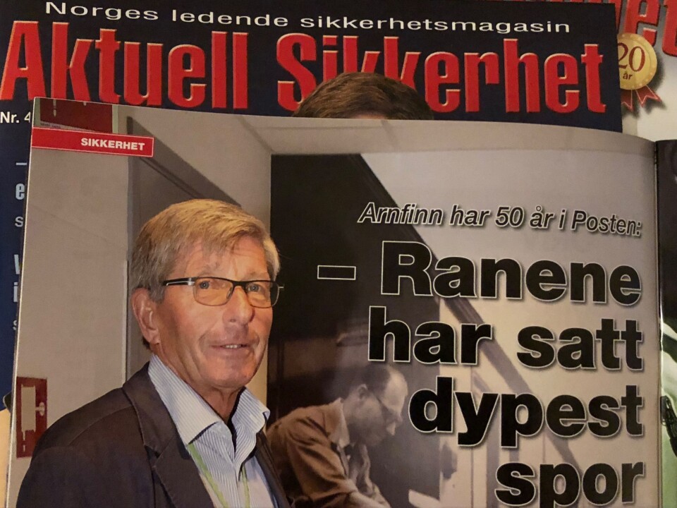 Arnfinn Nordheim forteller blant annet om Postens kamp mot ran i siste utgave av Aktuell Sikkerhet (foto: Even Rise).