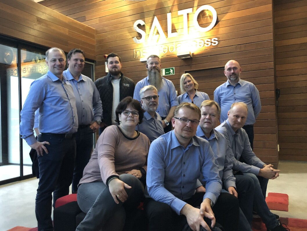 Her er noen av de Salto-ansatte som besøkte fabrikken i Spania i fjor. Nå styrker de laget med Jarle Berg (arkivfoto: Even Rise). Her er noen av de Salto-ansatte som besøkte fabrikken i Spania i fjor. Nå styrker de laget med Jarle Berg (arkivfoto: Even Rise).