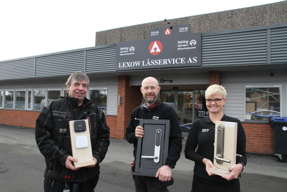 Roger Osufsen, Bjørn Anders Sæter og Janita Winås sa i vår at de gleder seg over utviklingen i Lexow. Nå overtas selskapet av Prosero (arkivfoto: Even Rise).