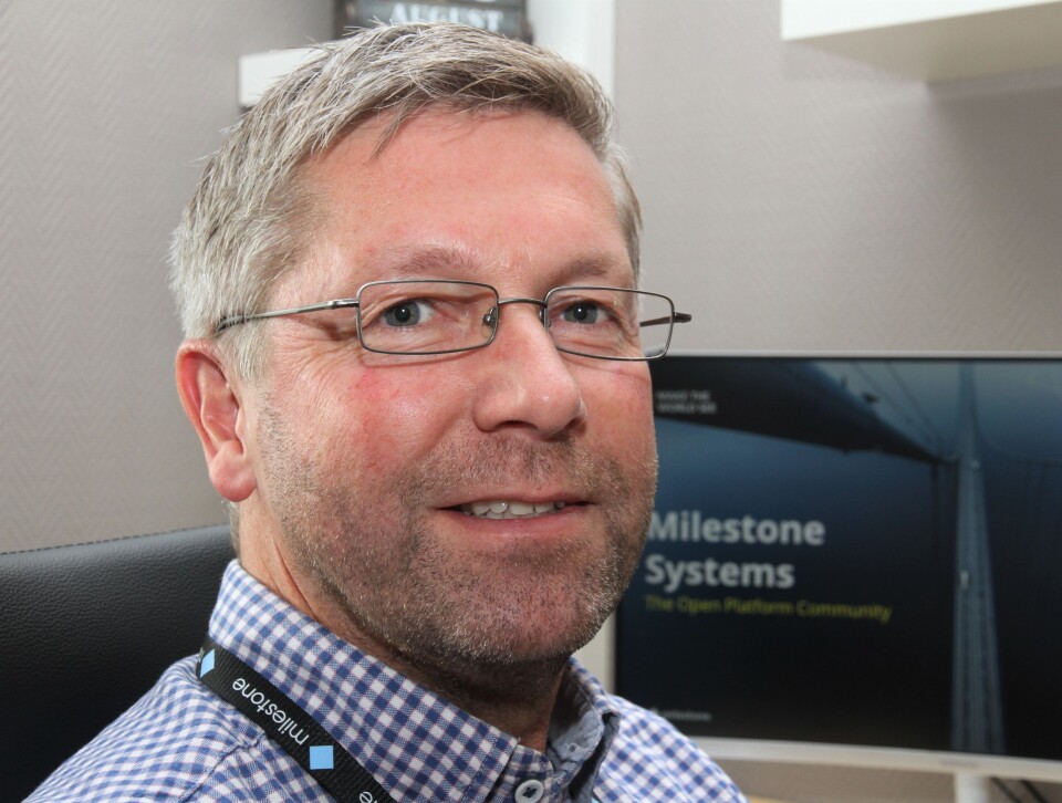 Kaare Koren Røvig er ansatt i Milestone Systems for å øke posisjonen i Norge ytterligere (foto: Even Rise).