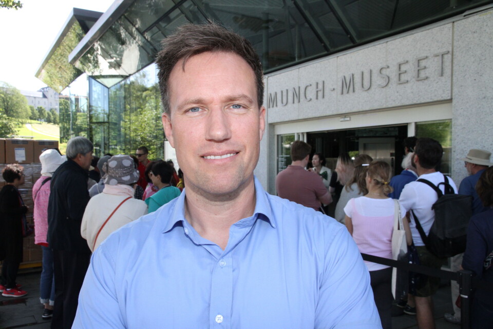 To av tre tilbydere var ganske like på pris, sier sikkerhetssjef Joakim Eike Barane ved Munchmuseet (foto: Even Rise).