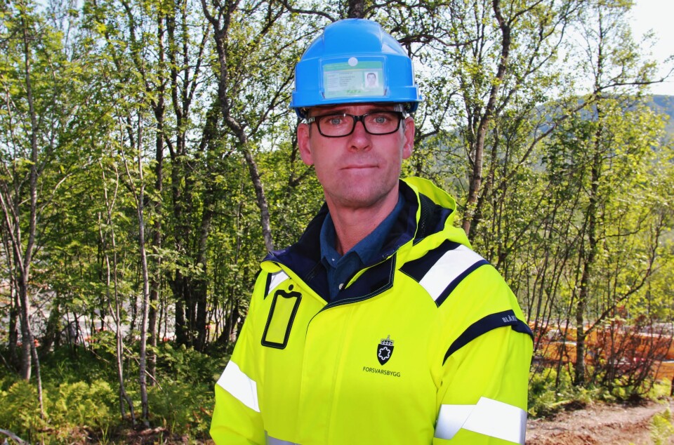 John Ommund Syvertsen er utbyggingssjef Forsvarsbygg ved nye Evenes flystasjon (foto: Forsvarsbygg).