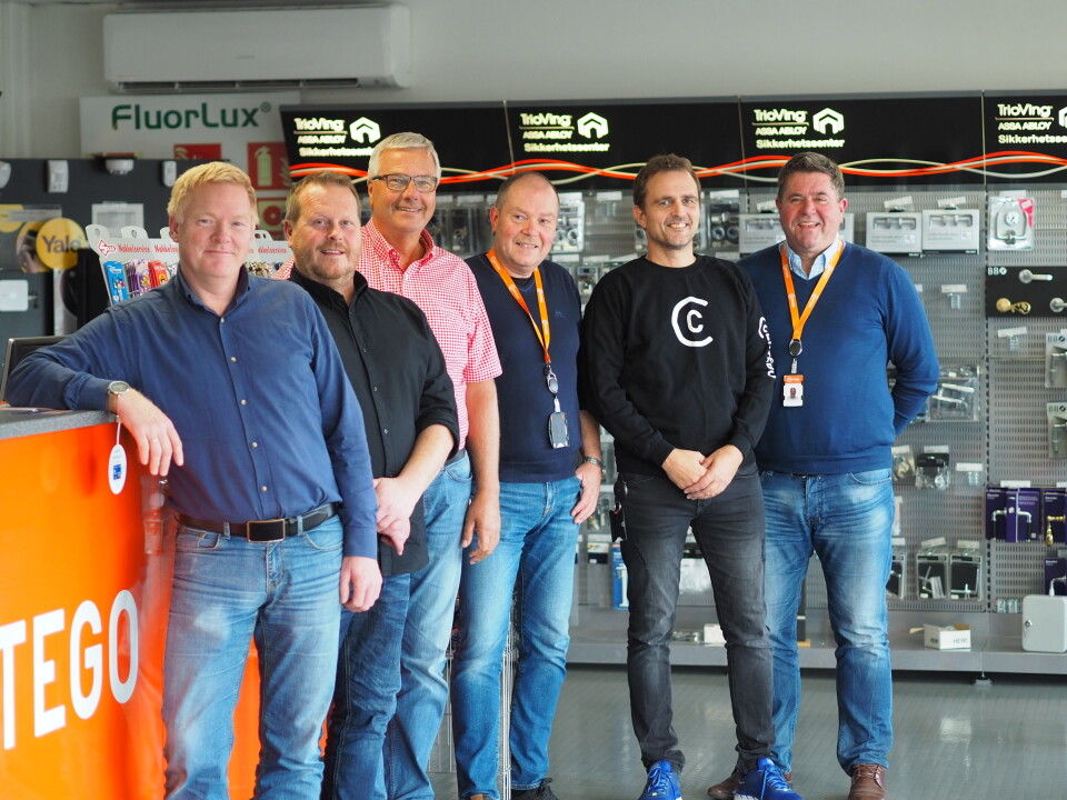 Fra venstre: Atle Magnussen (Fredrikstad Kommune), Jon Edgar Hobekk (Hvaler Kommune), Ivar Larsen (Fredrikstad Kommune), Frank O. Larsen (Certego), Lars Ivar Vold (Certego), Jan Grimsrud (Certego) (foto: privat).