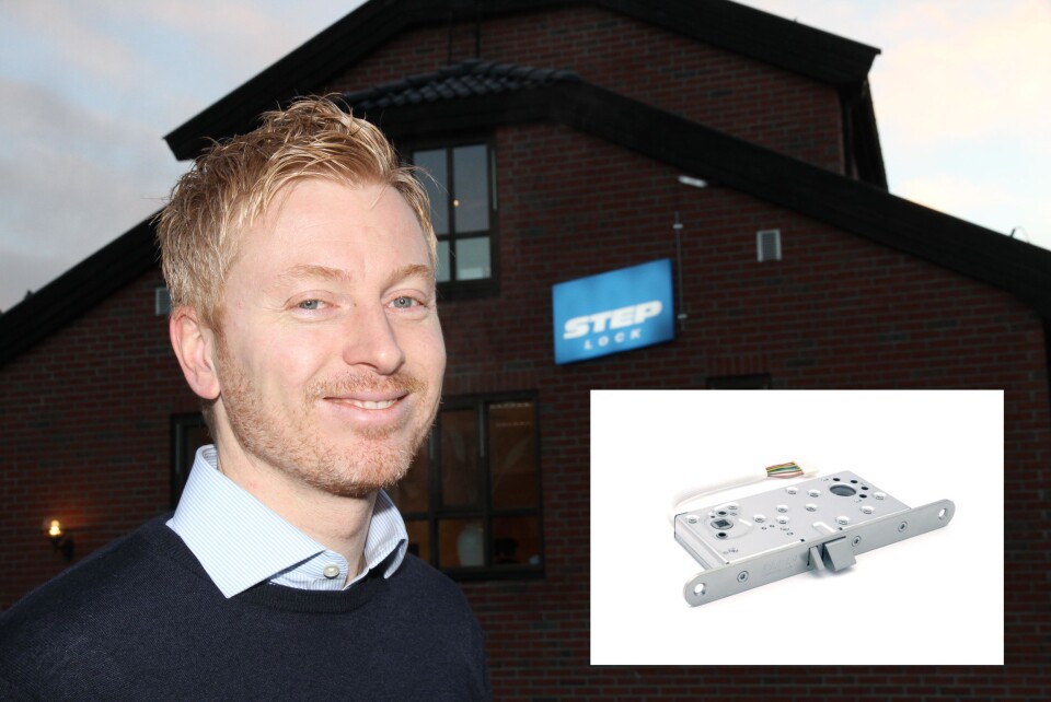 Anders Møller i StepLock Norway gleder seg til å presentere den nye solenoidlåsen Step 110 til det norske markedet (fotos: Even Rise/StepLock).