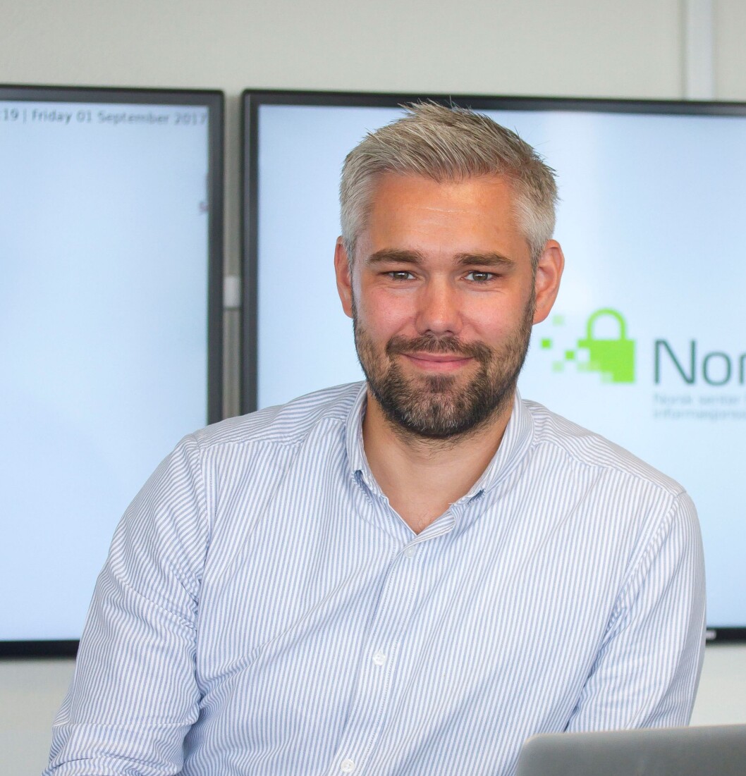 Seniorrådgiver Ole Anders Ulsrud fra NorSIS var i dag med på lanseringen av kurset «ID-tyveri og svindel» (foto: NorSIS). Seniorrådgiver Ole Anders Ulsrud fra NorSIS var i dag med på lanseringen av kurset «ID-tyveri og svindel» (foto: NorSIS).