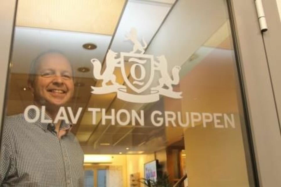 Sikkerhetssjef Ola Stavnsborg i Olav Thon Gruppen sier at vaktholdet på kjøpesentrene forventes å normalisere seg i løpet av kort tid.