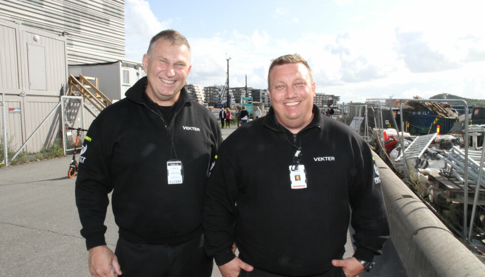 Dick Hansson og Petter Nilsen er med i det nye vaktselskapet. Hansson er daglig leder.