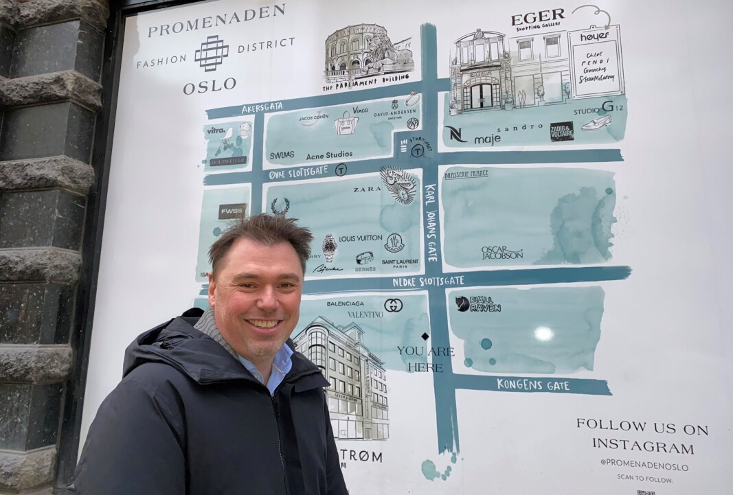 Mange kontorer er tomme, det er generelt lite folk ute og mye ombygging gjør områder i Oslo sentrum uoversiktlige. Det kan friste enkelte til å utnytte situasjonen, sier Roger Stubberud. Mange kontorer er tomme, det er generelt lite folk ute og mye ombygging gjør områder i Oslo sentrum uoversiktlige. Det kan friste enkelte til å utnytte situasjonen, sier Roger Stubberud.