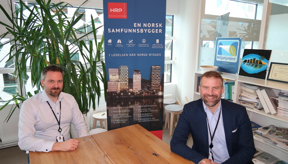 Lars Eirik Berg og Carl-Axel Hagen er to av dem som det siste året har begynt i HRP for å jobbe med sikkerhet. Hagen leder denne satsingen.