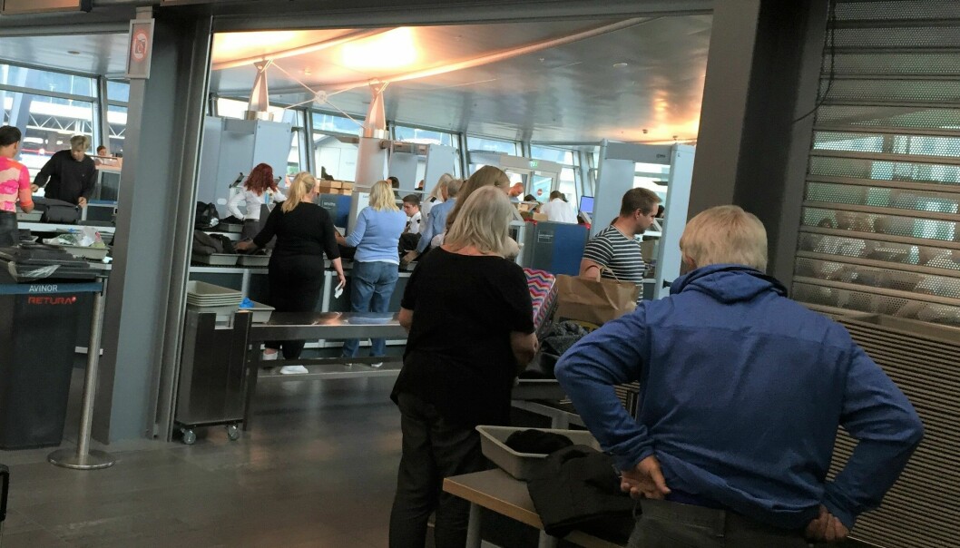 Sikkerhetskontrollen flyplassene i Trondheim (bildet), Bergen og Stavanger overtas av Avarn Security.