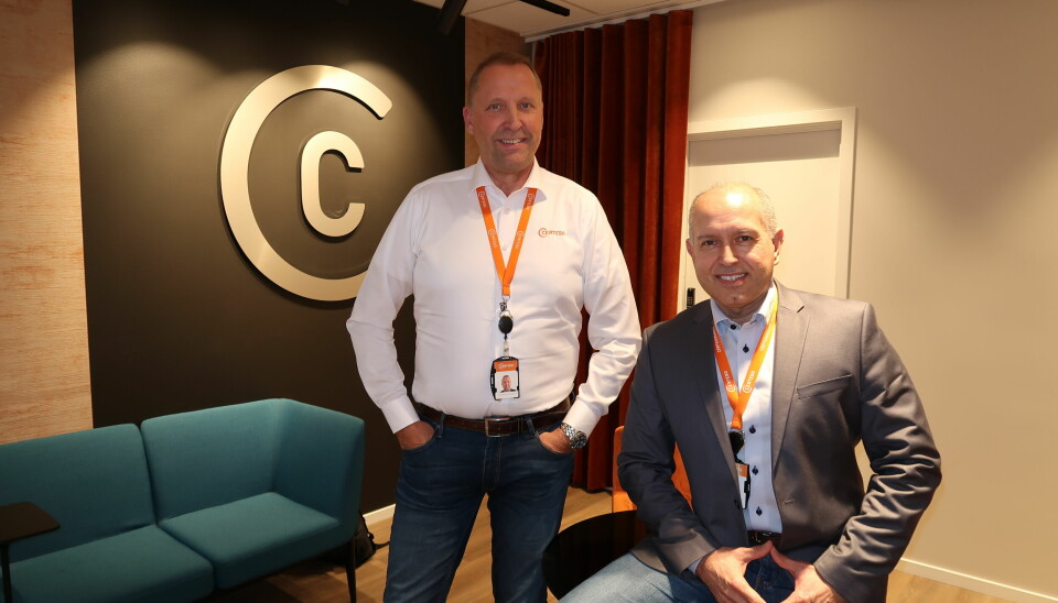 Rolf Gunnar Reisænen og Knut Willy Rydz Larsen gleder seg over at både Securitas og ISS velger Certego Norge som underleverandør til Equinor.
