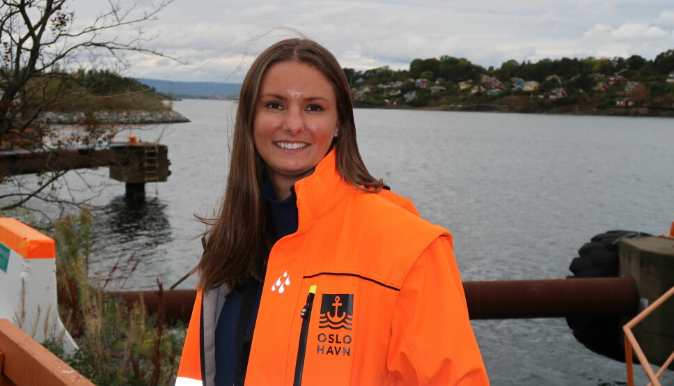 Sikkerhets- og beredskapsrådgiver Katrine Brede Didriksen i Oslo Havn har vært aktiv i arbeidet med å finne leverandør av områdeovervåking og perimetersikring til Sydhavna.