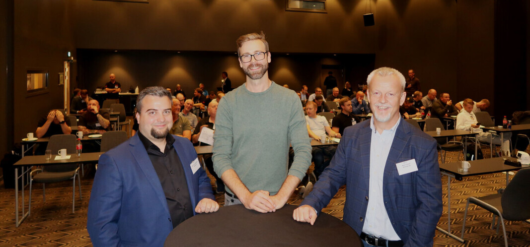 Bjørn Erik Gundelsby (t.v.), Joakim Spilhaug Torkildsen og Kato Lystad i Kamtek hadde rekord-deltakelse på årets partnerdag. Bjørn Erik Gundelsby (t.v.), Joakim Spilhaug Torkildsen og Kato Lystad i Kamtek hadde rekord-deltakelse på årets partnerdag.