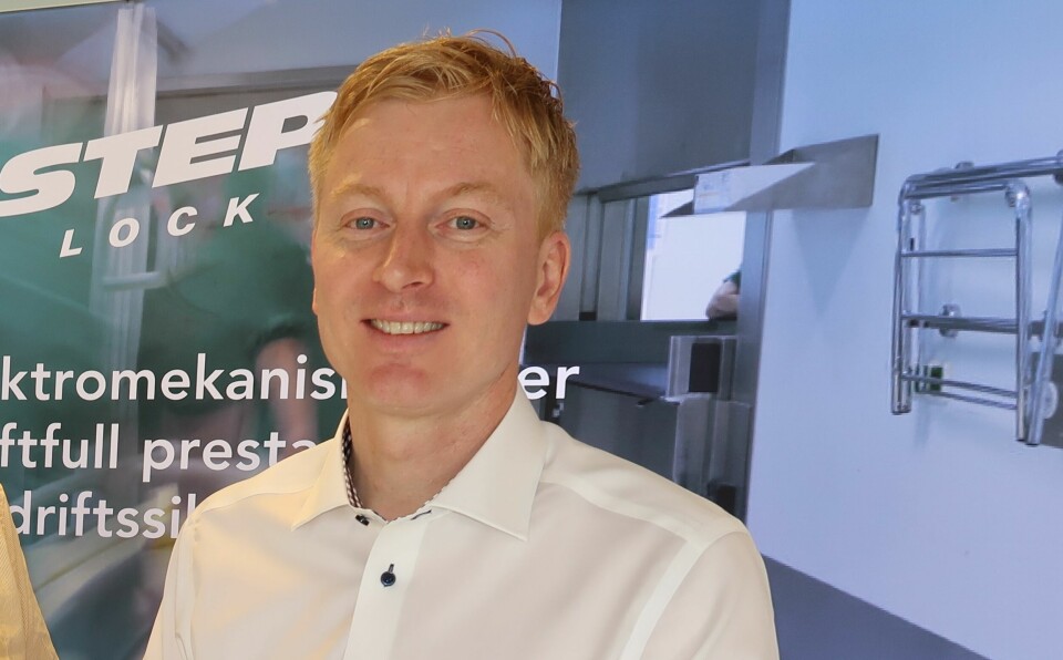 Daglig leder Anders Møller i Steplock Norway er stolt over den nye motorlåsserien Step 300 som lanseres. Han gleder seg til mottakelsen i markedet som lenge har etterspurt seriens muligheter.